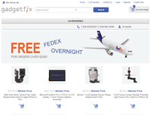 Tablet Screenshot of gadgetfix.com